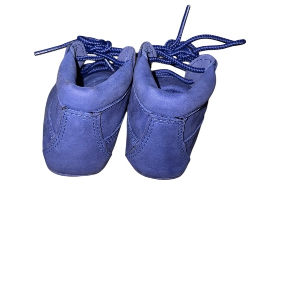 Timberland Royal Blue White Baby Walker Shoes Size 3 No Insoles Pre-owned No Box - Picture 3 of 7